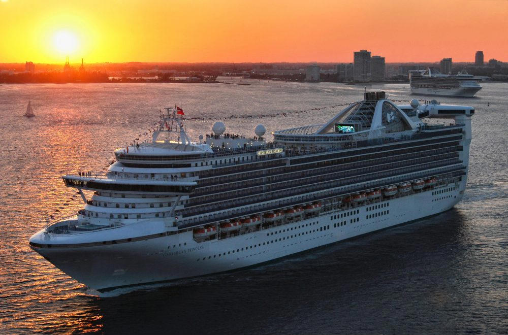 Caribbean Princess arriveert in Port Canaveral voor Caribische cruiseseizoen