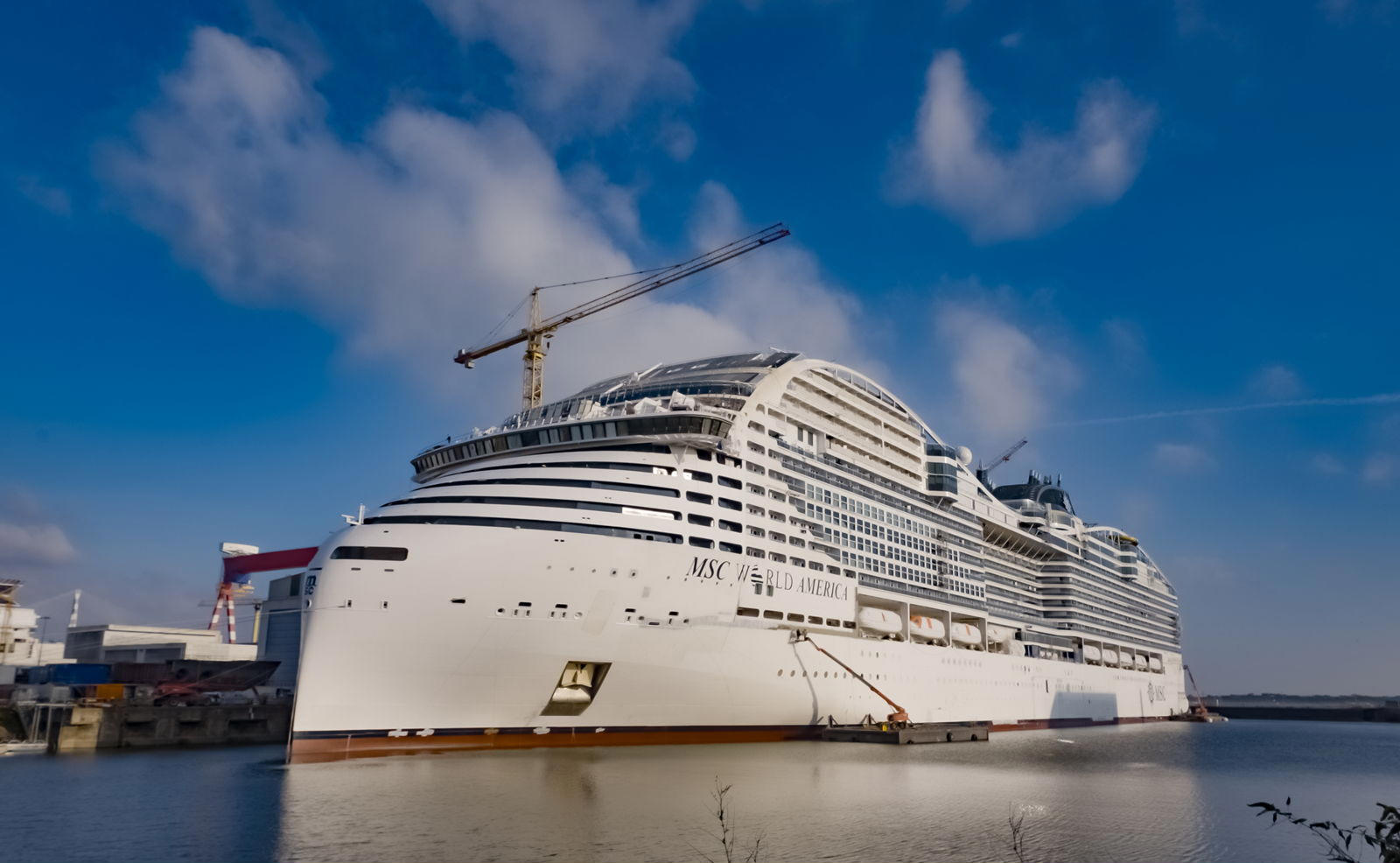 Tweede korte proefvaart voltooid voor MSC World America 