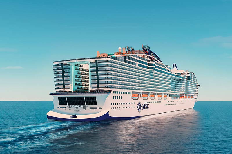 MSC World America voltooit tweede reeks zeeproeven	