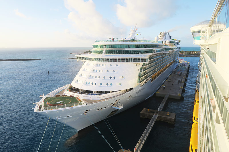 Freedom of the Seas gearriveerd in Spanje voor groot onderhoud		