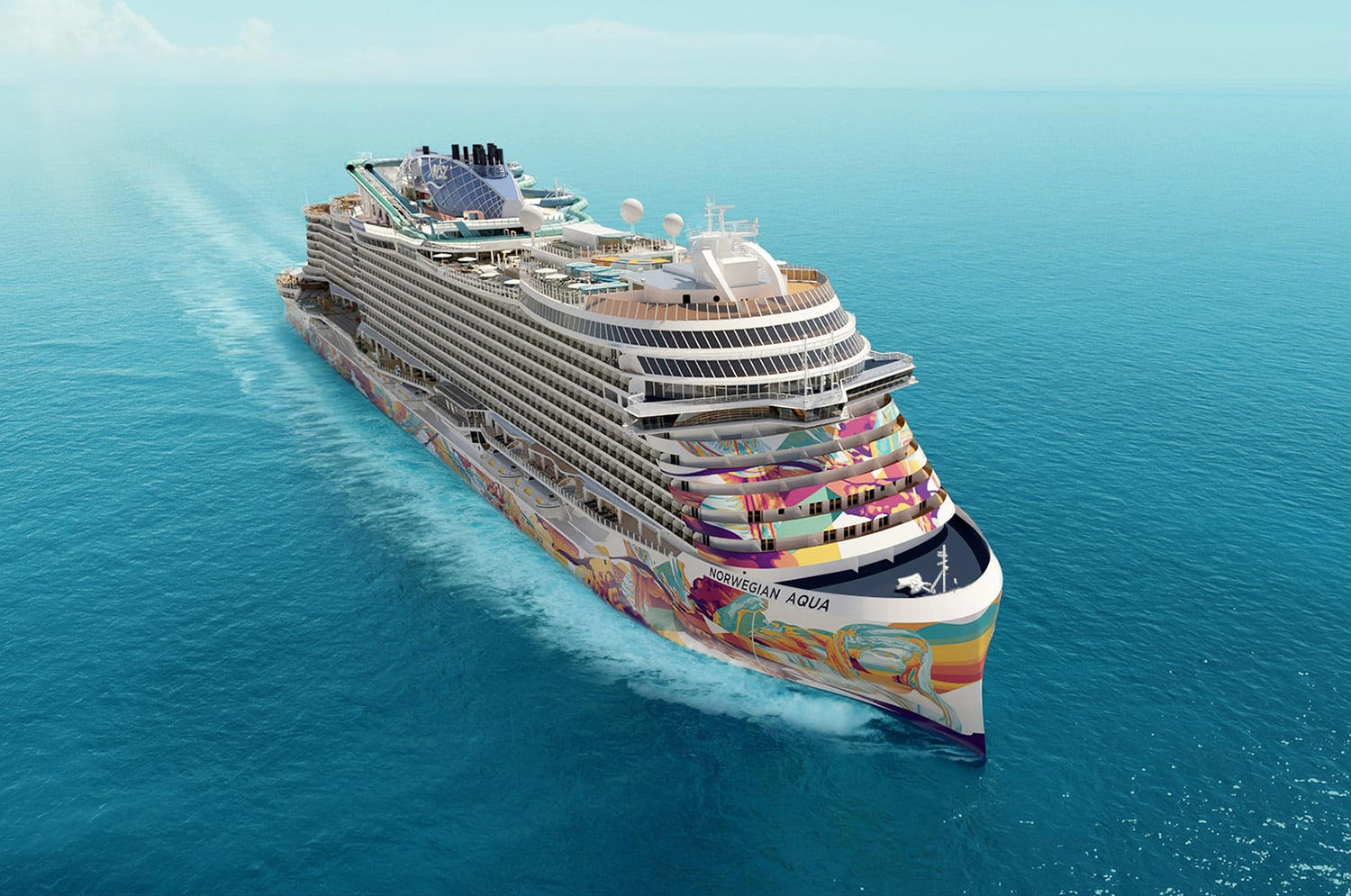 eerste maiden call in 2025 voor Norwegian Aqua bij Cruise Port Rotterdam