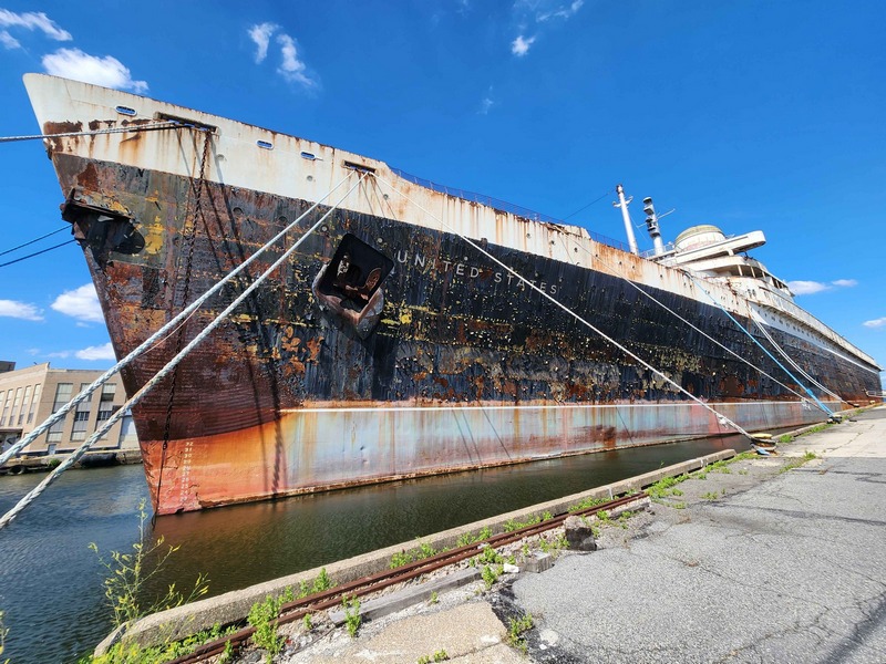 SS United States vertrekt zaterdag uit Philadelphia			