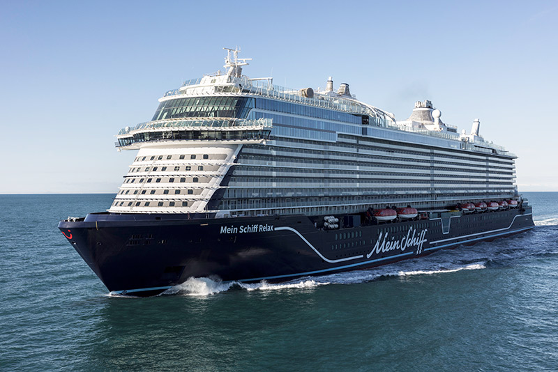 Fincantieri levert Mein Schiff Relax op in Monfalcone		