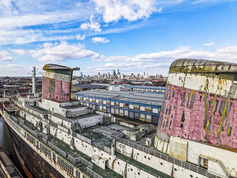 SS United States Vertrekt op 17 Februari vanuit Philadelphia	