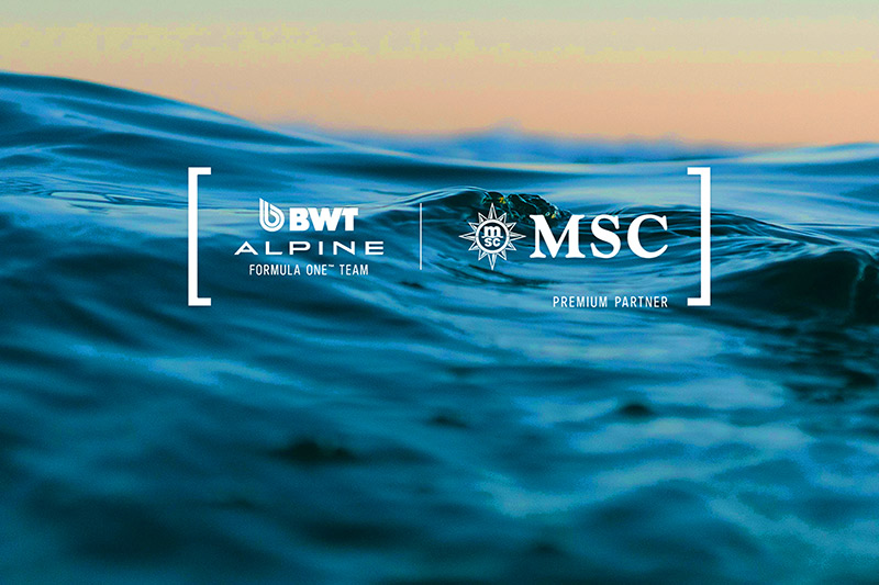 MSC gaat Alpine Formule 1 Team sponsoren		