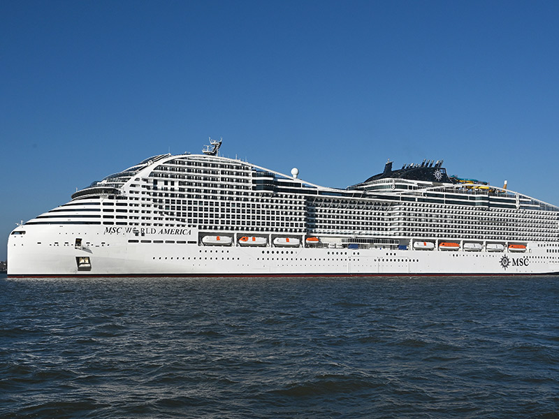 MSC World America voltooit zeeproeven voor lancering in april	