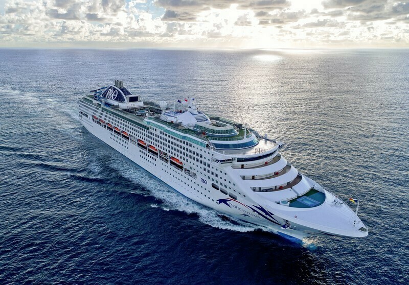 Pacific Explorer voltooit laatste cruise voor P&O en gaat droogdok in Singapore in	