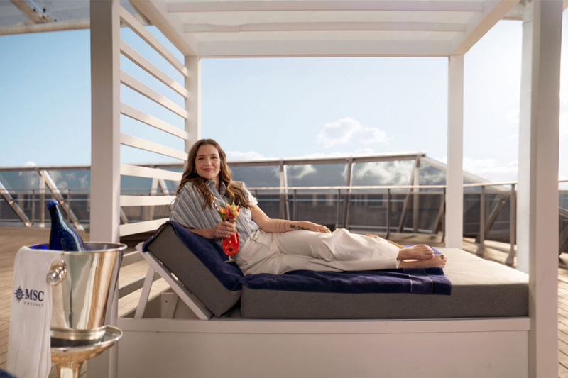 Drew Barrymore benoemd tot peetmoeder van nieuwe MSC World America
