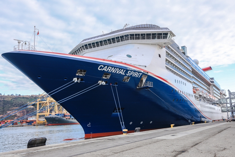 Carnival Spirit presenteert vernieuwde faciliteiten na onderhoud			