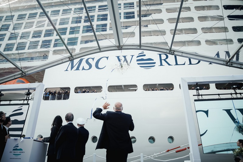 MSC viert mijlpalen voor drie scheepsprojecten		