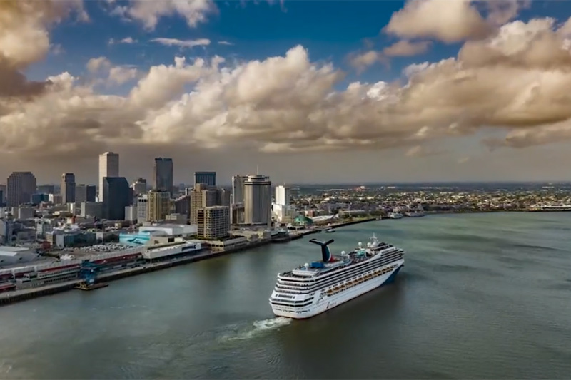 New Orleans breekt record voor cruise passagiersbewegingen in maart 2025	