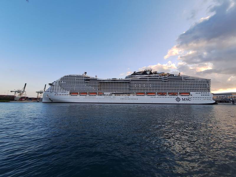 MSC World America vertrekt op inaugurele cruise naar het Caribisch gebied		