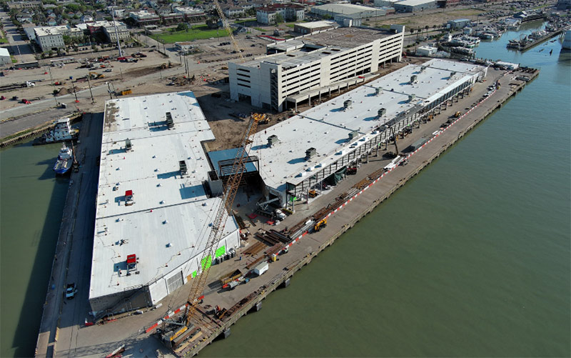 Haven van Galveston: Nieuwe cruiseterminal op schema voor opening in november		