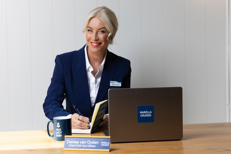 Marella benoemt Denise van Outen tot Chief Chill-Out Officer	