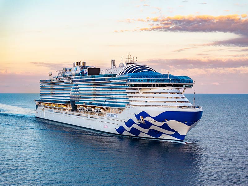 Sun Princess keert terug naar Europa na eerste seizoen in het Caribisch gebied		