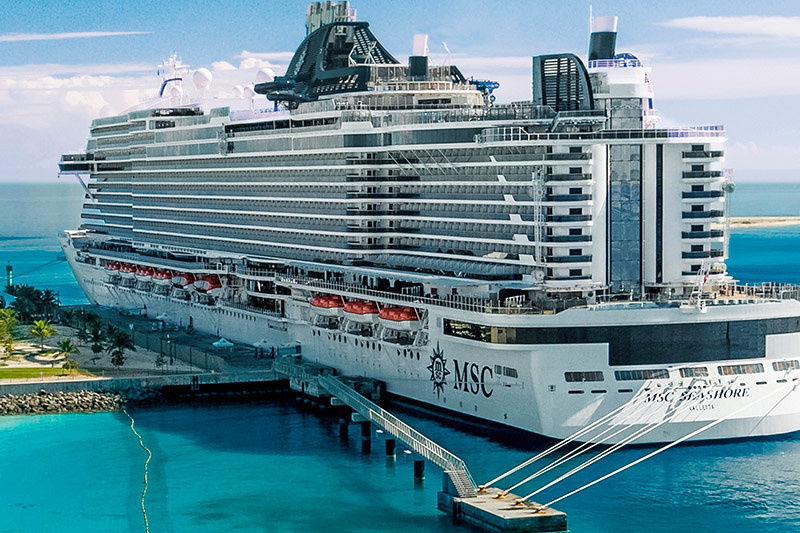 MSC annuleert cruise naar de Bahama’s vanwege droogdok	