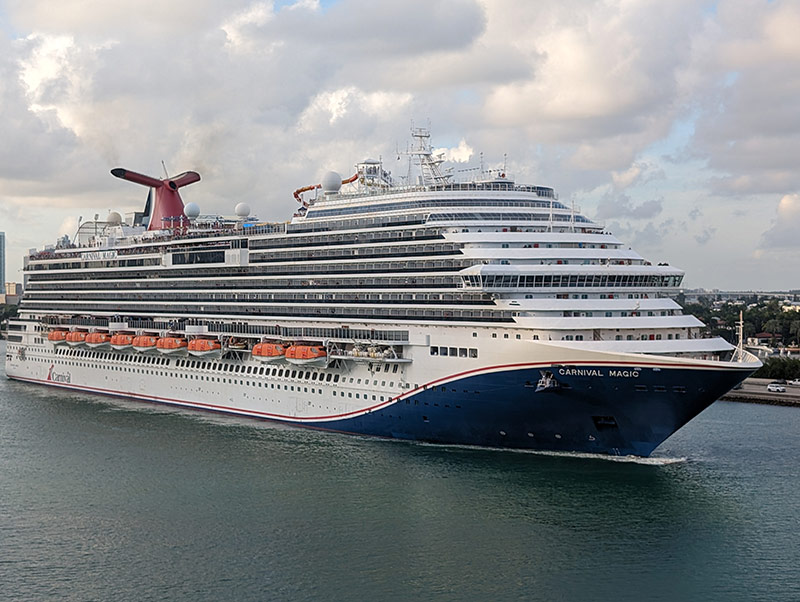 Carnival Magic: Droogdokplanning aangepast, cruises geannuleerd		