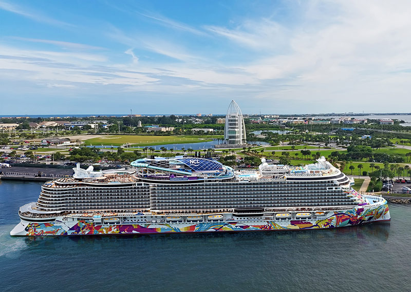 Norwegian Aqua maakt debuut in Port Canaveral		