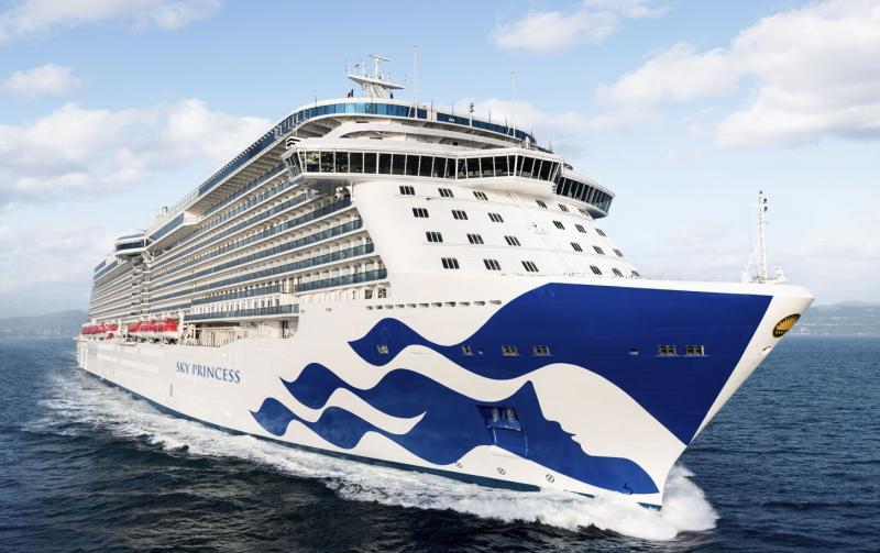 Princess wijzigt alle aanloophavens van cruise met Sky Princess