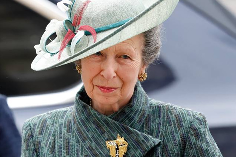 HRH The Princess Royal viert jubileum van Cunard in Liverpool