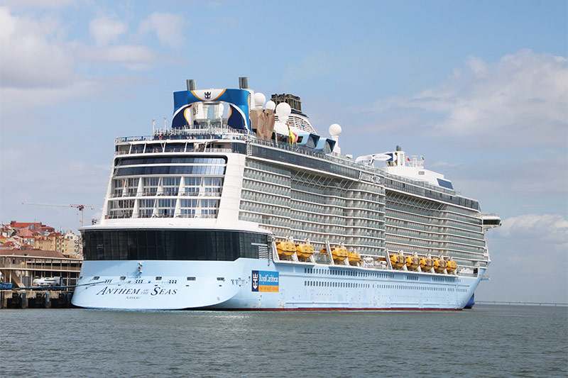Royal Caribbean’s Anthem of the Seas klaar voor haar debuut in Alaska		