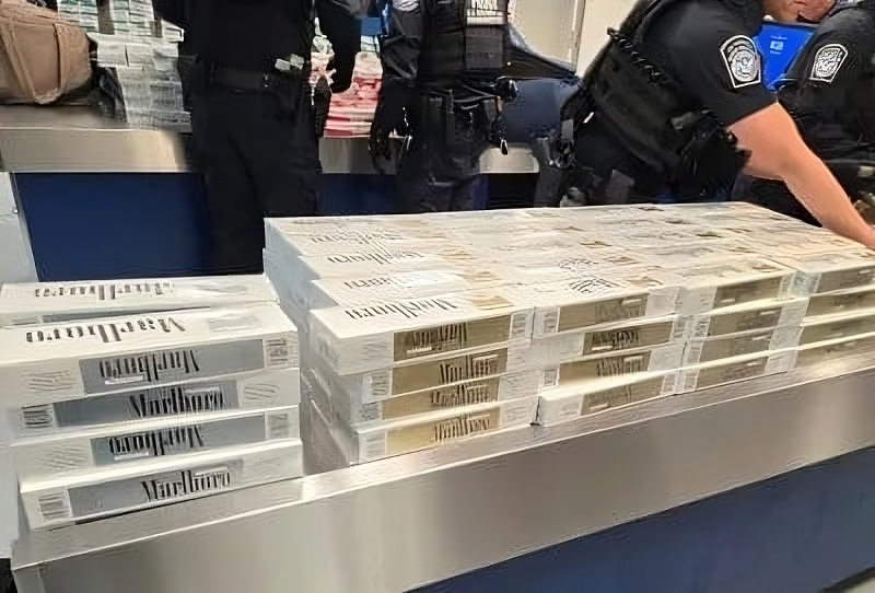 150.000 smokkel-sigaretten ontdekt in bagage van cruisepassagiers		