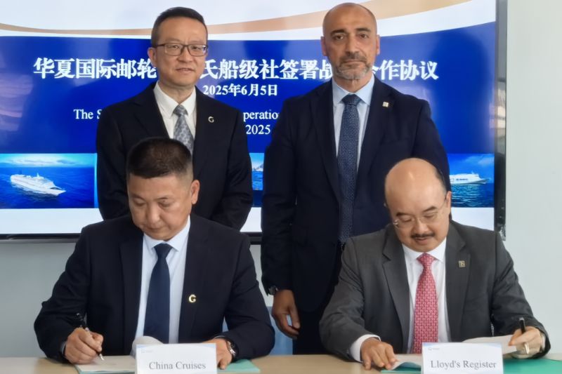 Lloyd’s Register en China Cruises tekenen samenwerkingsovereenkomst voor veilige en duurzame cruisetoekomst	