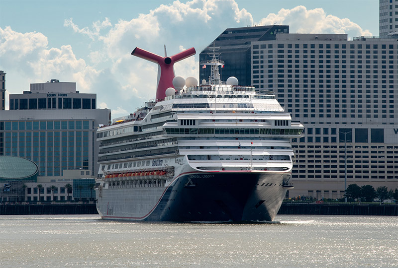 Carnival annuleert aankomende cruise van de Carnival Liberty	