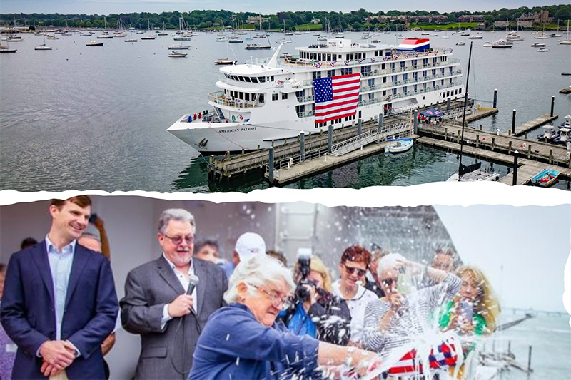 American Patriot gedoopt in Newport