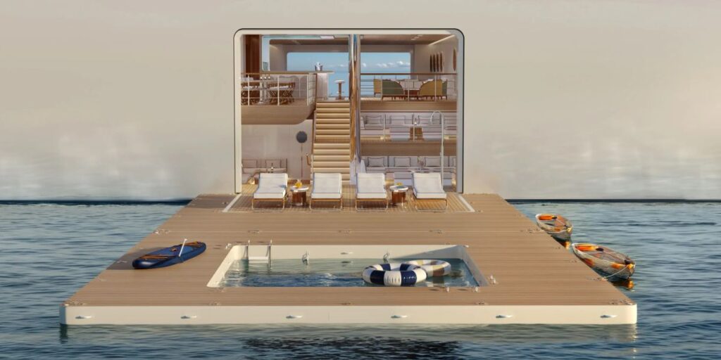 Four Seasons Yachts presenteert luxe drijvende marina en exclusieve Limo Tenders