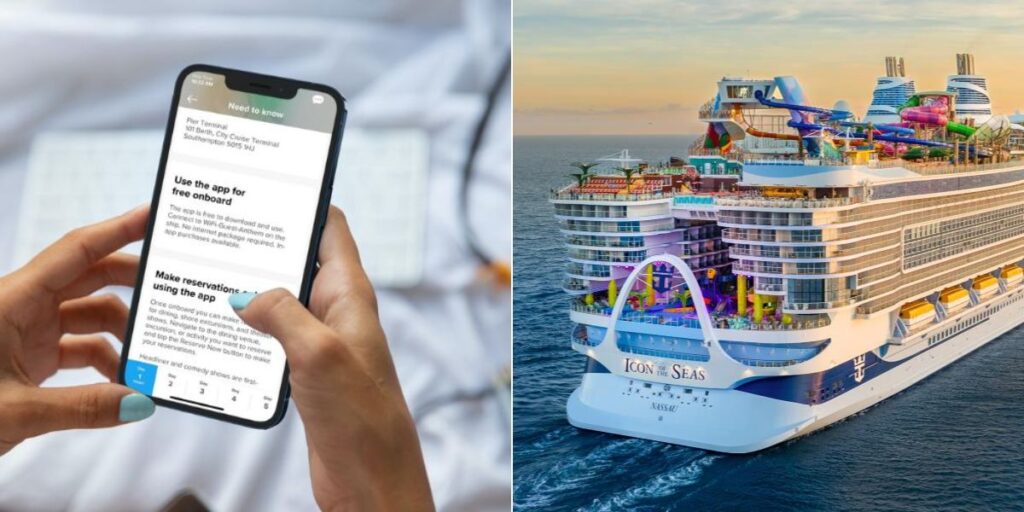Technische blunder in app van Royal Caribbean verrast cruisefans