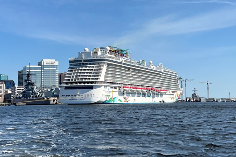 Norwegian Cruise Line komt in 2027 regelmatig naar Norfolk		