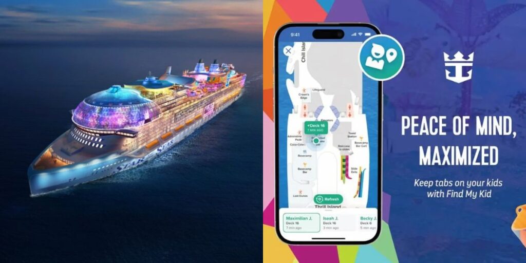 Trackingfunctie voor ouders op nieuwste Royal Caribbean-schip Star of the Seas