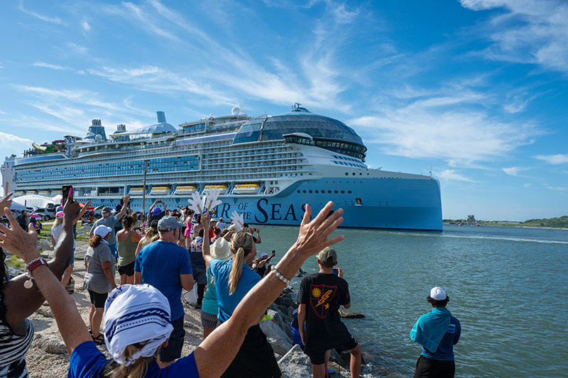 Star of the Seas van Royal Caribbean begint aan eerste cruise		