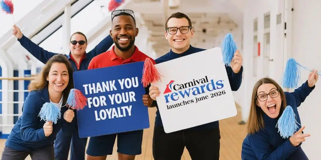 Diamonds Are Forever – Carnival herziet meerdere wijzigingen in aankomend Carnival Rewards-programma
