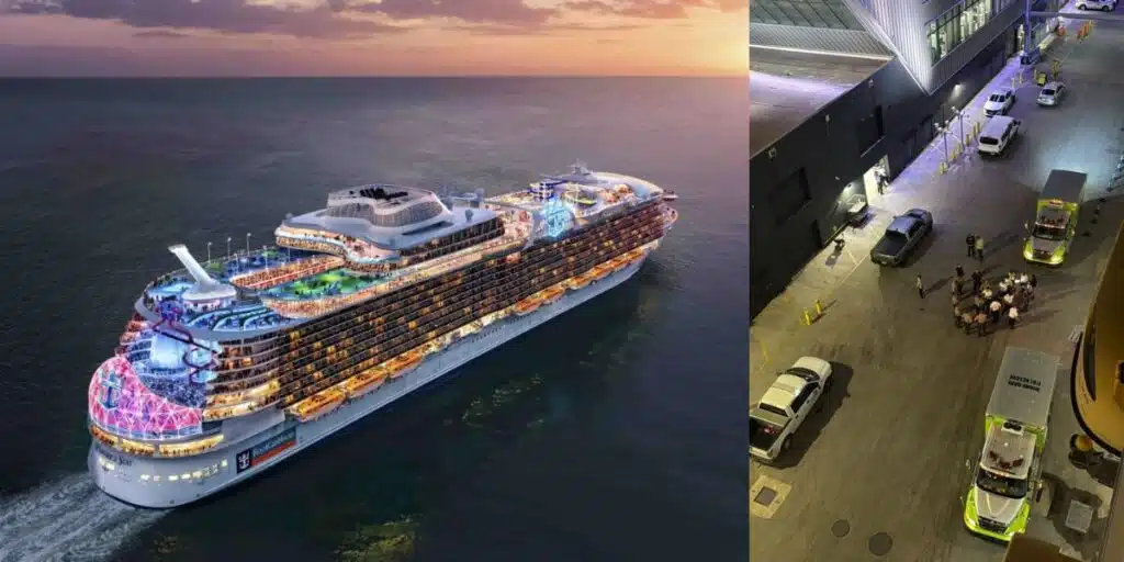 Wonder of the Seas keert terug naar Miami na incident waarbij twee passagiers naar ziekenhuis