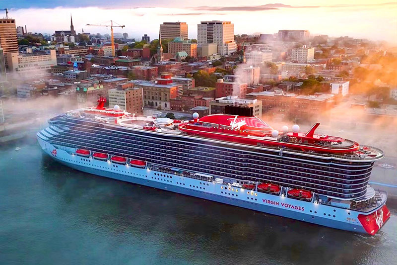 Virgin’s Brilliant Lady maakt debuut in Saint John, New Brunswick		