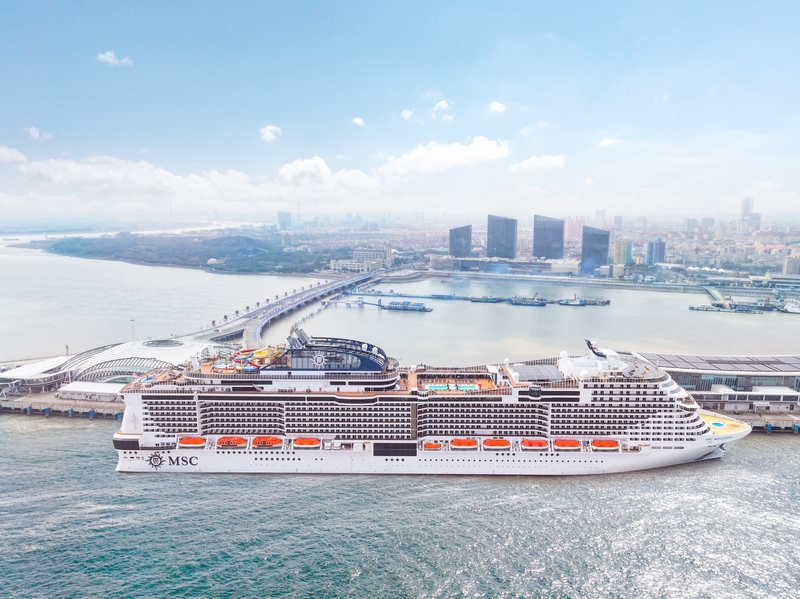 MSC Bellissima rondt seizoen 2025 in China af