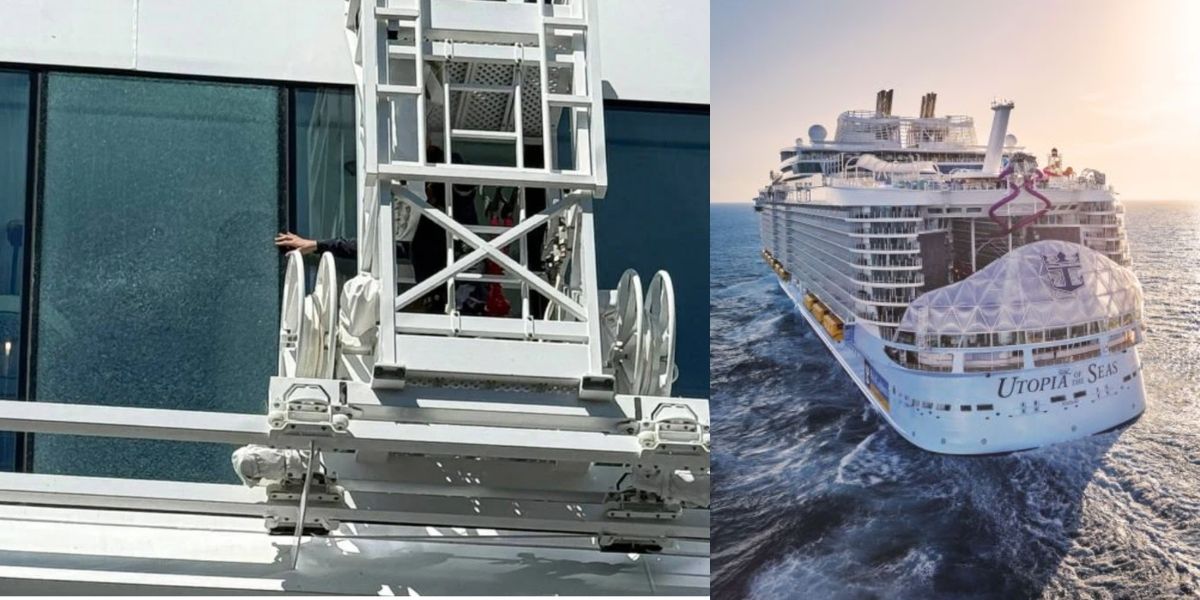 Glaspaneel barst op Utopia of the Seas bij zesde incident op Royal Caribbean-schip