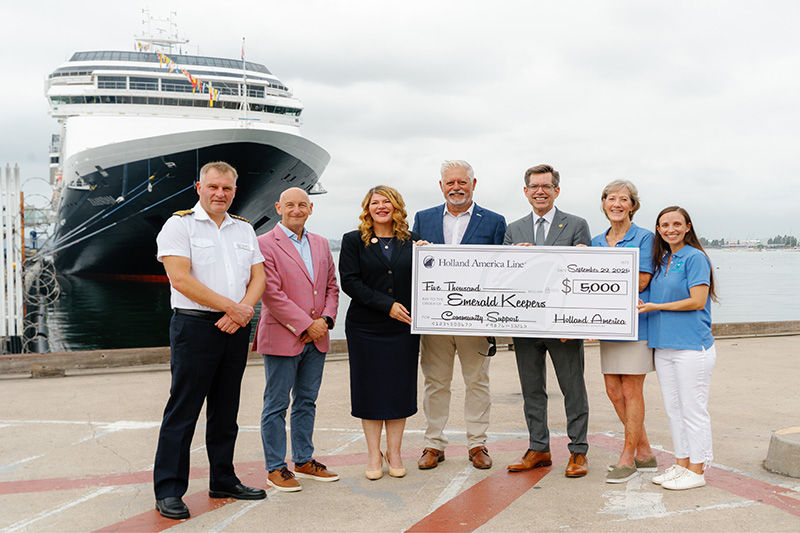 San Diego en Holland America Line vieren start cruiseseizoen