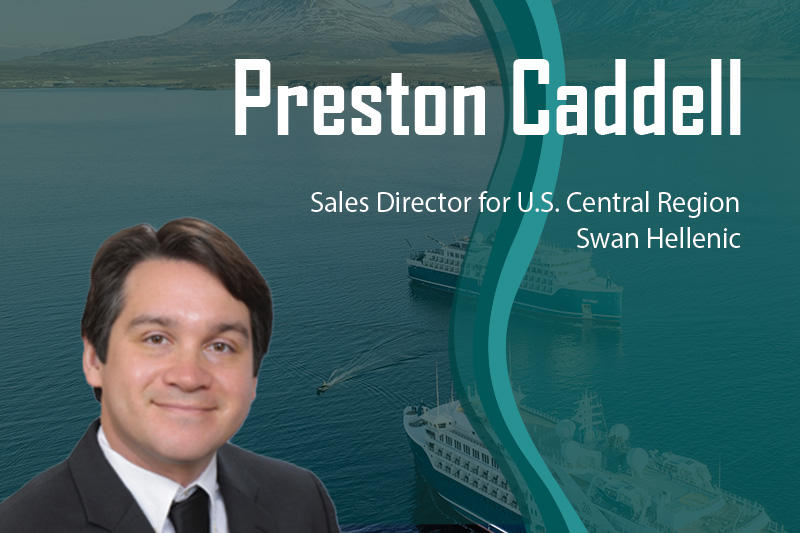 Swan Hellenic stelt Preston Caddell aan als Sales Director	