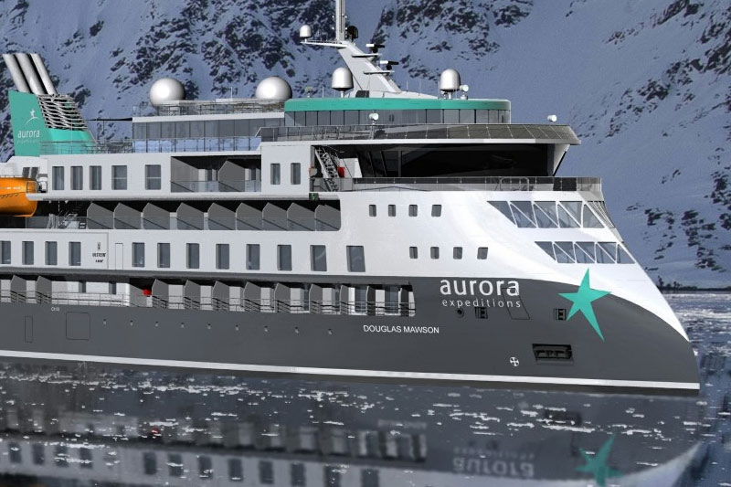 Douglas Mawson vertrekt uit China voor eerste cruise