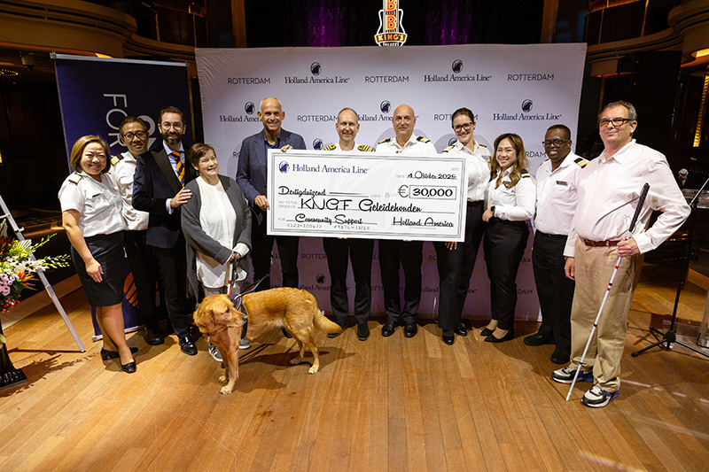 Holland America Line doet mee aan liefdadigheidswandeling 'On Deck for a Cause'