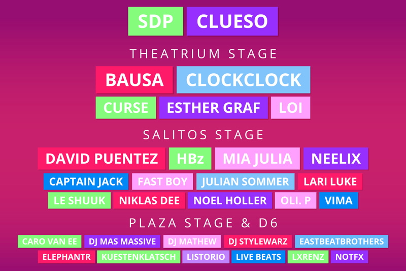 AIDA presenteert line-up voor Festival Cruise 2026 van AIDAprima