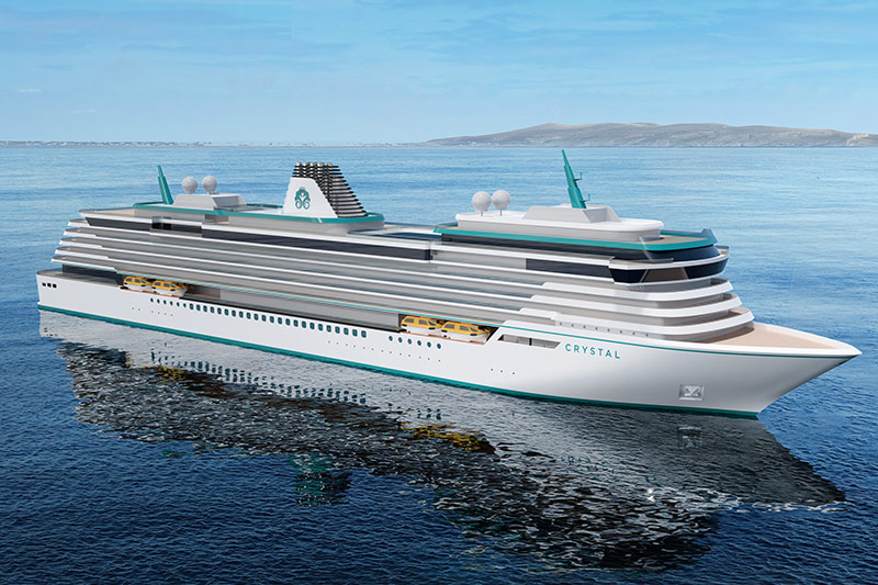Crystal maakt belangrijke data bekend voor eerste nieuwbouwschip