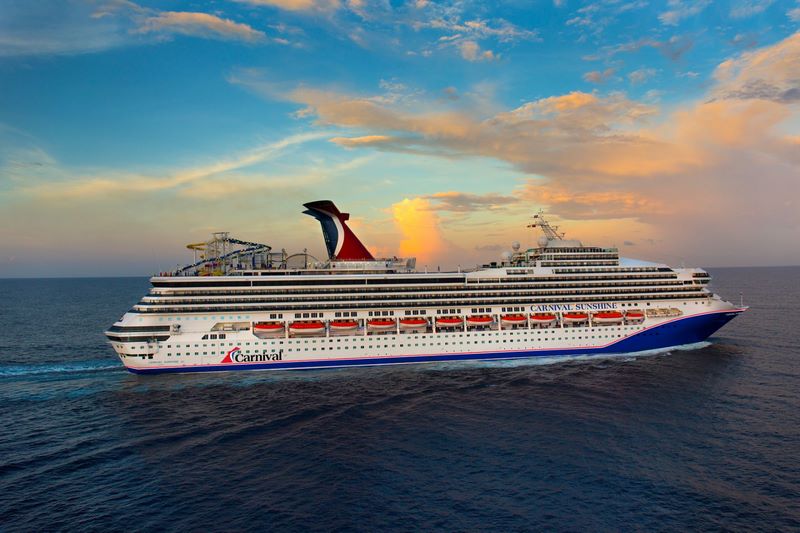 Carnival bevestigt vertrek van de Sunshine op maandag