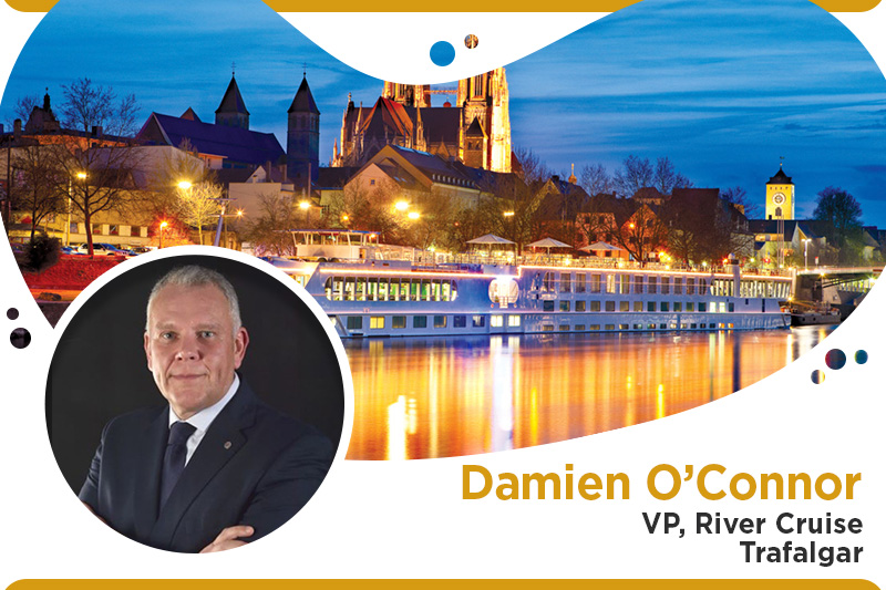 Trafalgar benoemt Damien O'Connor tot VP River Cruise