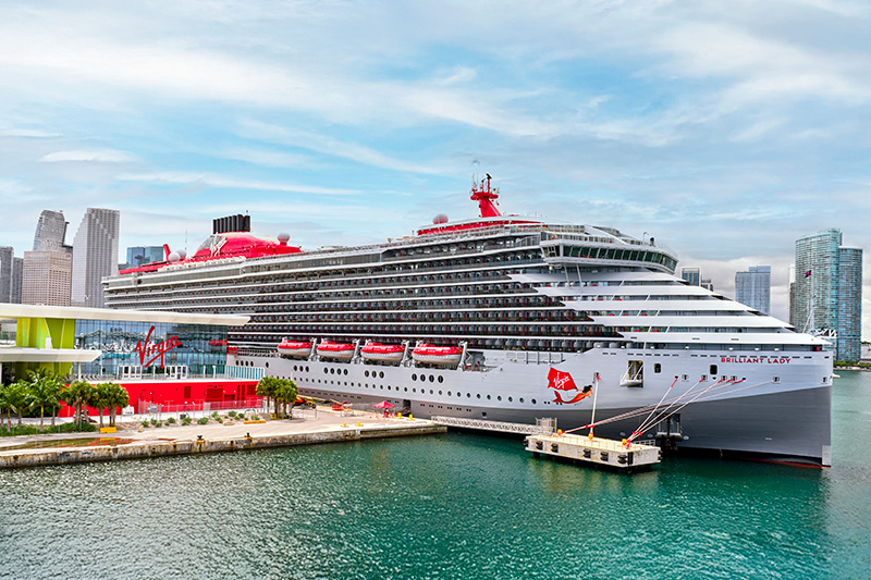 Virgin viert komst van Brilliant Lady in Miami met sterrenfeest