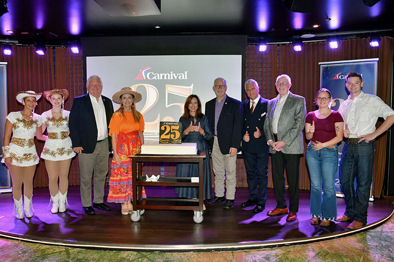 Carnival Cruise Line viert 25 jaar varen vanuit Galveston