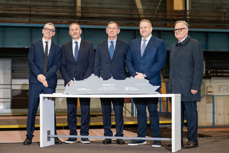 Bouw gestart van Royal Caribbean’s zevende Oasis Class schip	